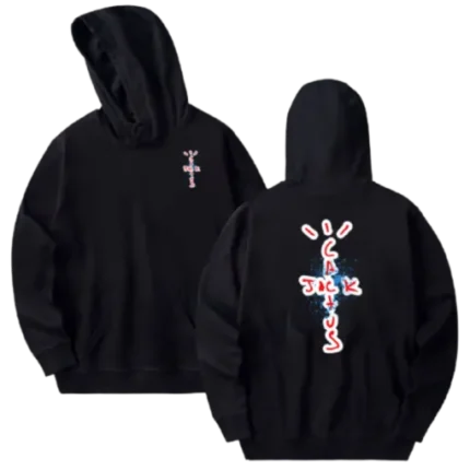 Cactus Jack Black Logo Hoodie