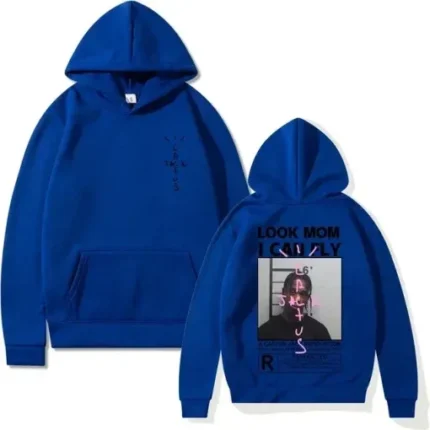 Cactus Jack Blue Look Mom Hoodie