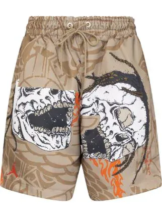 Cactus Jack Brown shorts Jordan