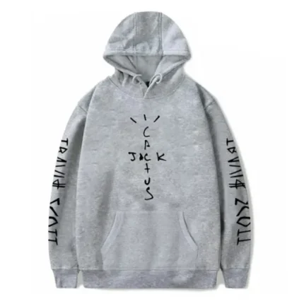 Cactus Jack Logo Grey Hoodie