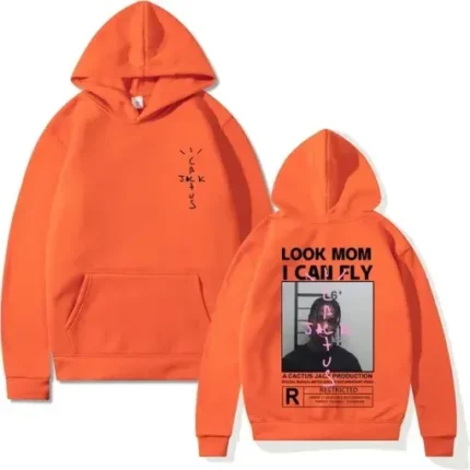 Cactus Jack Orange Look Mom Hoodie