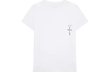 T-shirt White Cactus Jack Records