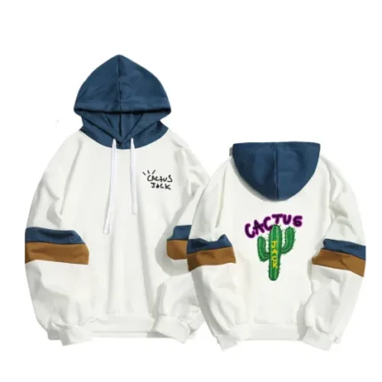 Cactus Jack White Logo Hoodie