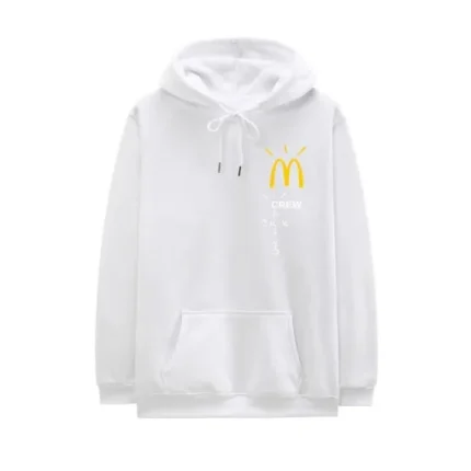 Cactus Jack White McDonald Crew Hoodie
