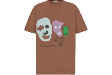 Dior x Cactus Jack T-shirt Coffee Brown