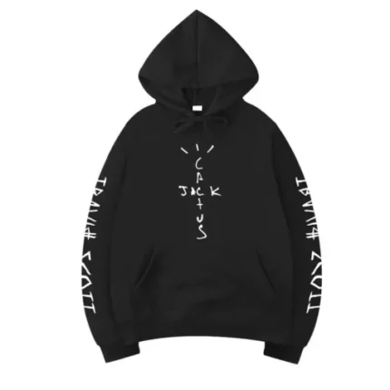 New Cactus Jack Black Hoodie