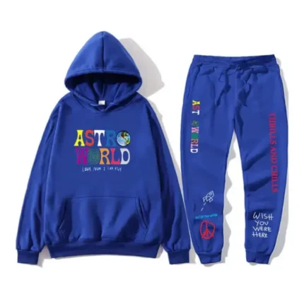 Travis Scott Astroworld Tracksuit Blue