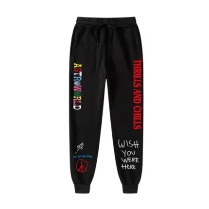 Travis Scott Cactus Jack Black Cargo Pants
