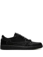 Travis Scott Cozy Air Jordan 1 Low OG Black Phantom Sneakers