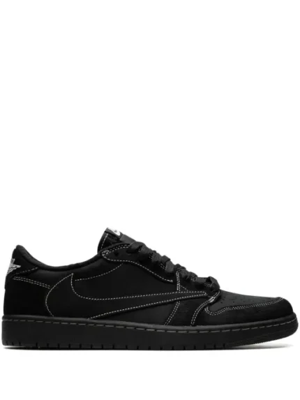 Travis Scott Cozy Air Jordan 1 Low OG Black Phantom Sneakers
