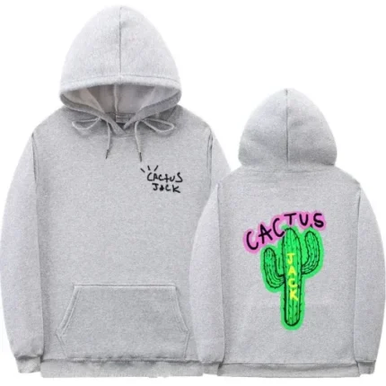 Travis Scott Grey Cactus Jack Hoodie