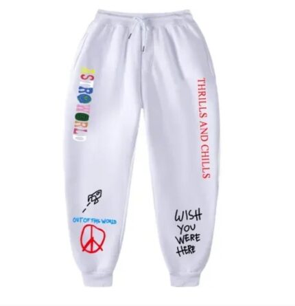 Travis Scott Jack White Stylish Sweatpant