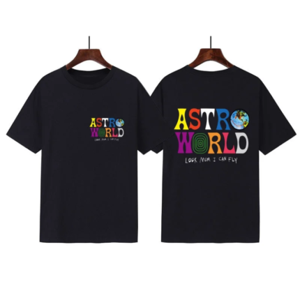 T-Shirt Black Travis Scott Astroworld