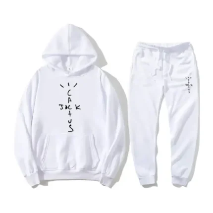 Tracksuit Travis Scotts Cactus Jack Track White